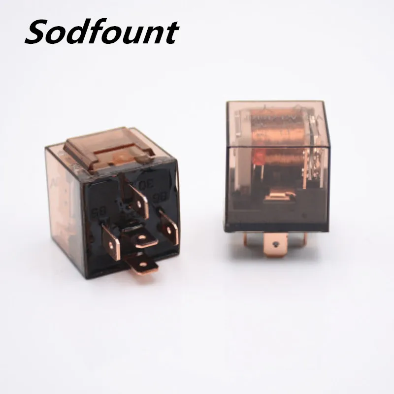 

1pcs 12V/24V 100A 4pin 5pin car relay with indicator light high current relay waterproof indicator light relay