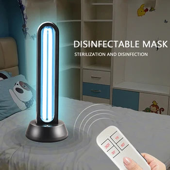 

LED Ultraviolet Disinfection With Remote Control Home Room Lamp Ozone Sterilization And Mite Removal School Kindergarten Lamp