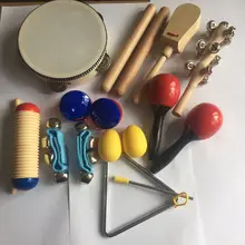 10 шт./компл. Детские ударная установка для малышей и детей постарше рулон барабан Музыкальные инструменты пополняемый набор развивающая игрушка Подарочный набор для детей музыкальные игрушки