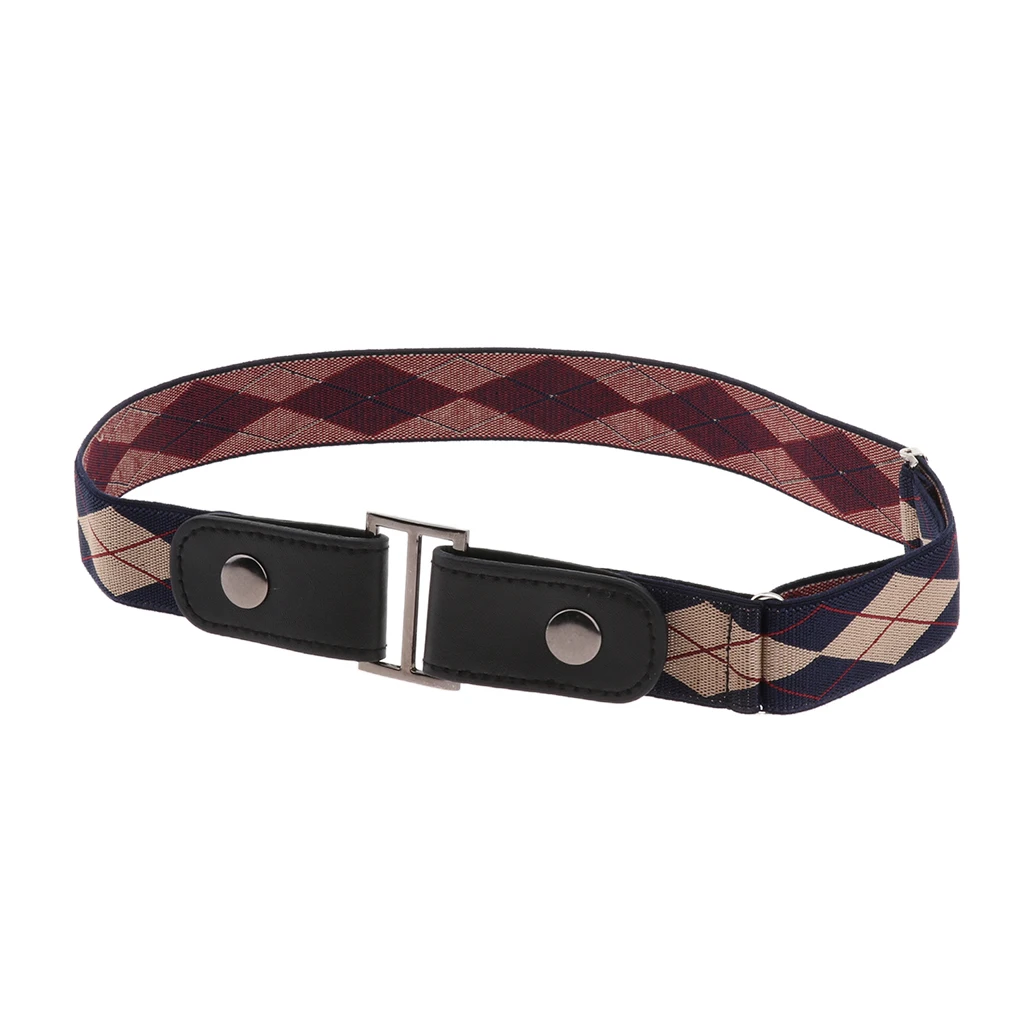 No Buckle Stretch Belt For Women/Men Elastic Waist Strap Belt for Jeans Pants