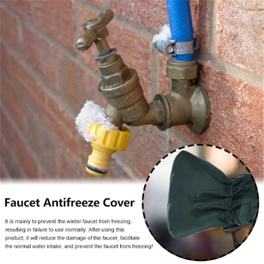 2 Pcs Outdoor Faucet Covers Faucet Freeze Winter Faucet Antifreeze