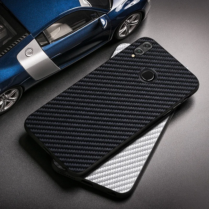 Чехол из углеродного волокна для Huawei Honor 8X Max чехол 9A 9C 30 Pro Plus 10i 20 10 8 Lite 8A 8c Play 3 9 9X X10