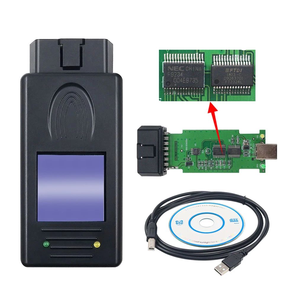 OBD2 Scanner For BMW Scanner Tool Unlock Version 1.4 With FT232RL Chip PA Soft V1.4.0