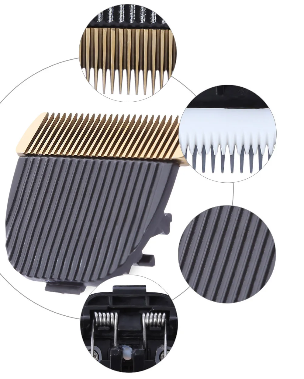 Высокое качество керамические титановый нож триммер для стрижки волос режущее