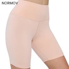 

NORMOV Seamless High Waist Push Up Hip Shorts Sexy Fitness Quick-Drying Elastic Pants Women Solid Color Breathable Short