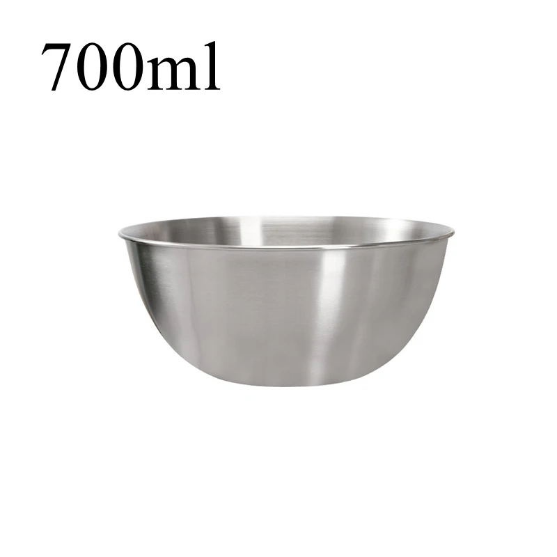 Ciotole in acciaio inossidabile 1.2/1.8/2.5L 304 ciotole da cucina solide  Set ciotole per insalata antiscottatura per la conservazione della zuppa di  cibo - AliExpress