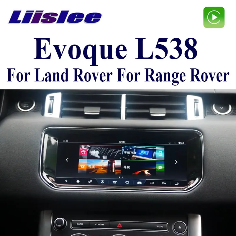 Автомобильный мультимедийный плеер Liandlee NAVI CarPlay для Land Rover Range Evoque L538 2011 ~ 2020 радио