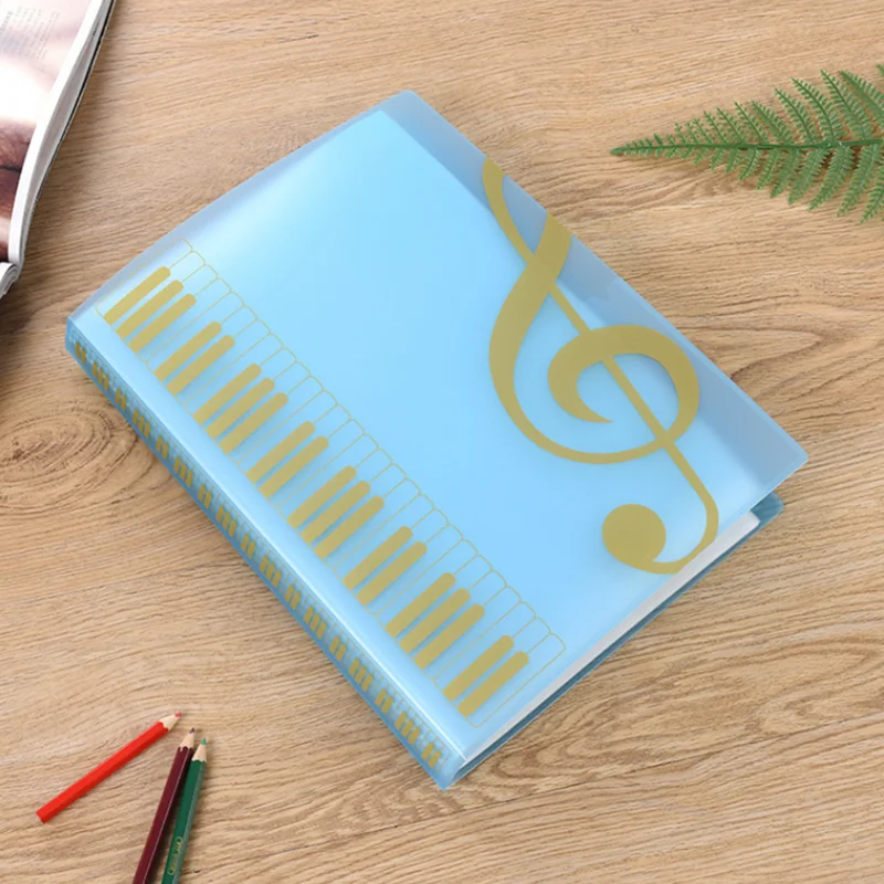 New 40/80 Pages Multi-layer Music Folder File Plastic Budget Binder Filing Products Documents Bag A4 Piano Book Desk Organizer