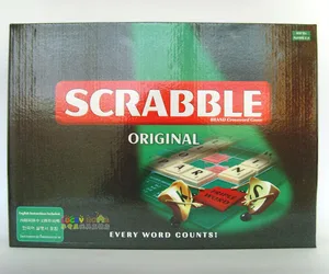 Board Game English Scrabble Games Kid Crossword Puzzles Children Board Spelling Table Jigsaw Words Teaching Aid