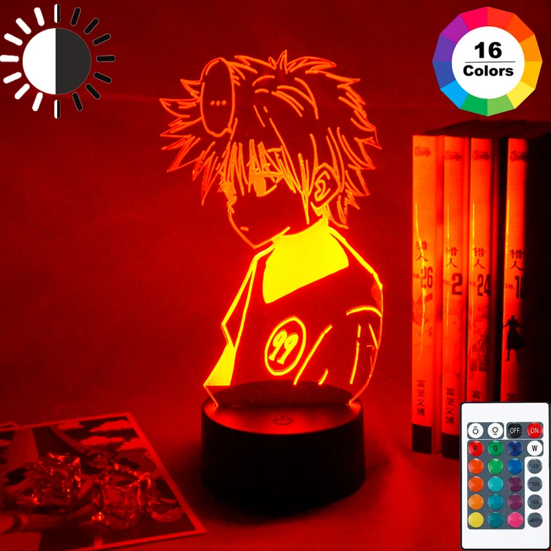 

Anime Hunter X Hunter Killua Zoldyck Figure Led Night Light 7 Colors Changing Usb Battery Table 3d Lamp Nightlight Gift for Kid