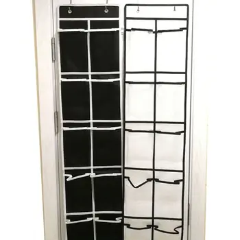 

12/24 Pocket Over Door Shoe Organizer Rack Hanging Storage Space Saver Hanger