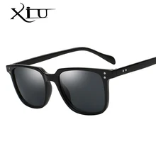 XIU фирменный дизайн солнцезащитные очки Квадратные оттенки винтажные очки Аксессуары Солнцезащитные очки для мужчин женщин UV400