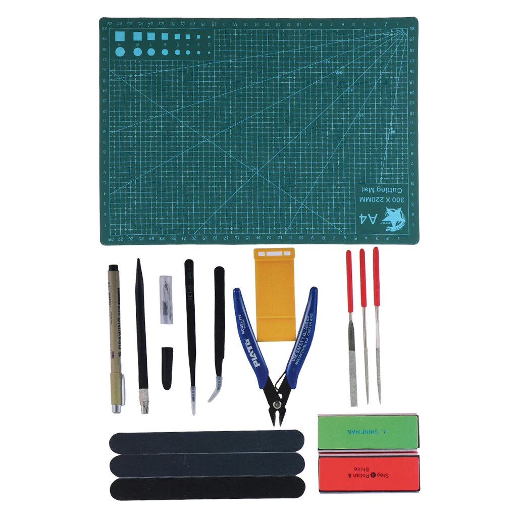 15Pcs RC Car Boat Hobby Model Making Basic Tool Kit for Gundam Modeler Gift