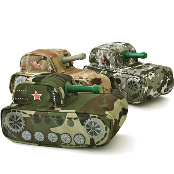 

Creative Camouflage Canvas Pencil Case Double Zipper Vehicle Pen Pouch Bag with Combination Lock for Boys School Pencil Box