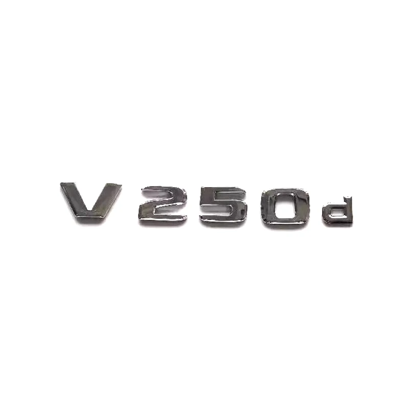 

Plastic Newest Style For V250d Car Sticker Emblem Badge Embleme Emblema Logo