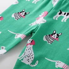 Леггинсы для девочек; г. Новые стильные летние детские леггинсы из чистого хлопка с принтом для девочек; детские брюки