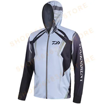 

2020 1PC DAIWA New Style Fishing Shirt Outdoor Sport Hiking Jacket Anti-mosquito Clothing Suit Men Spring Fishing Jacket Pesca