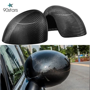 

Real Carbon Fiber Decorative Stickers For BMW MINI R55 R56 R57 R58 R59 Rearview Mirror Shell Rear View Mirror Car Accessories