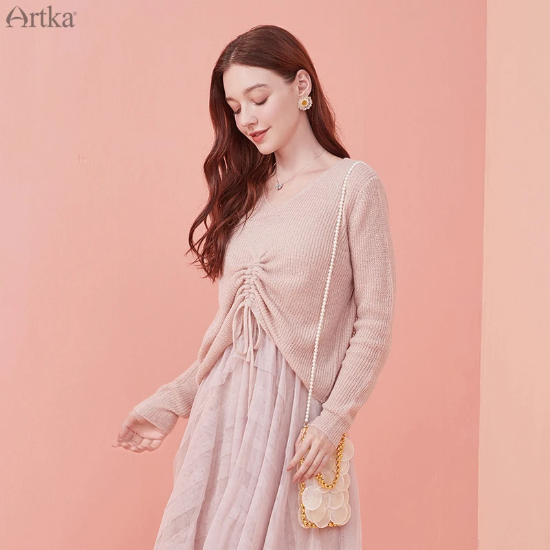 ARTKA 2020 Autumn New Women Sweater 6 Color