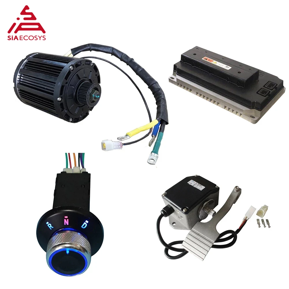 US $676.00 QS Motor Kit 138 90H 4000W Rated 7500W Max Continous Mid Drive Motor With EM200sp Controller and throttle pedal Kits for ekart