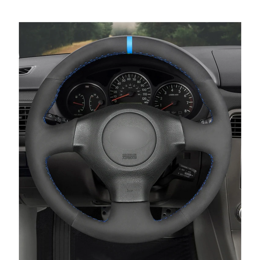 Hand-stitched-Black-Suede-Car-Steering-Wheel-Covers-Wrap-for-Subaru-Forester-Impreza-WRX-WRX-STI-2 拷贝
