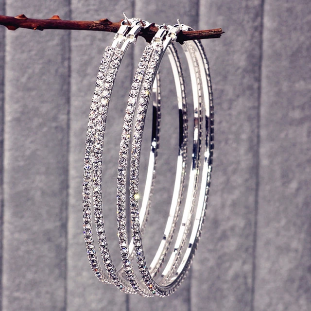 Stainless Steel Geometric Twisted Hoop Earrings With Tricolor Big Round  Circle Design For Women Fashionable Punk Hiphop Stainless Steel Jewelry  From Huamulanliu, $11.08 | DHgate.Com