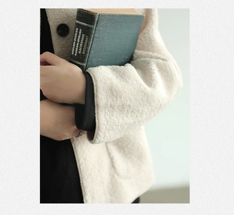 Autumn Winter Jackets Women Fashion Loose Blended Coat New Ladies Cardigan Tops Pocket Long-sleeved Mori Girl Jackets