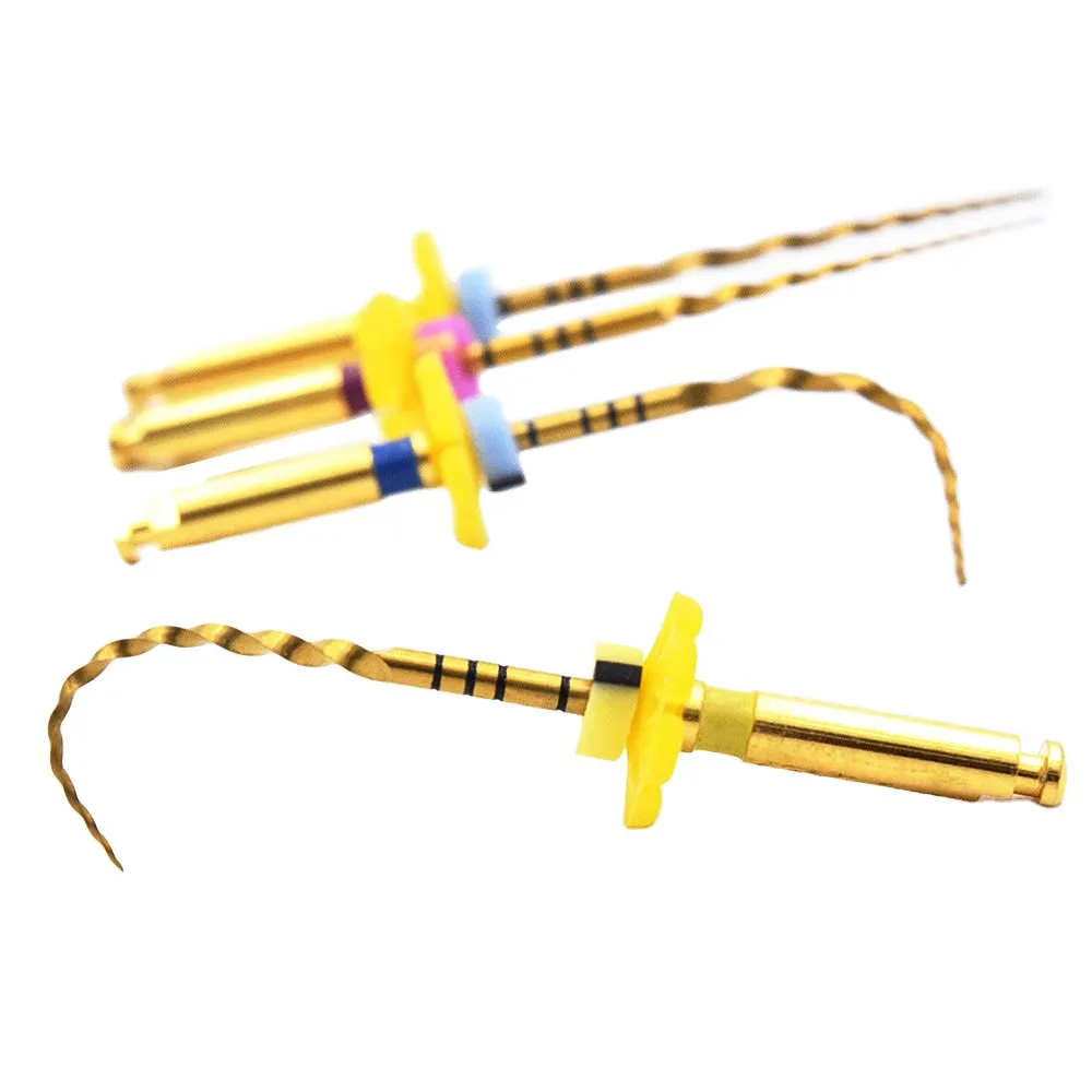 Dental gold super flexible files endo rotary files golden endodontic