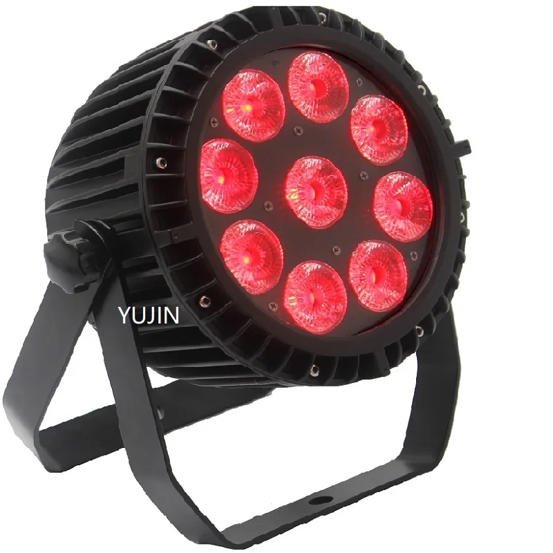 RGBWA+ UV 9X18 Вт Напольный par led ip65 для рождественских украшений дома