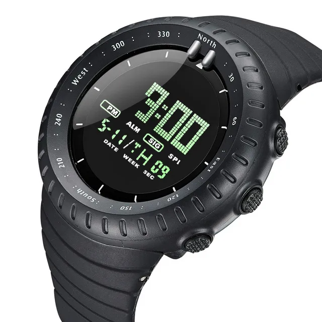 Relojes deportivos militares para hombre, reloj Digital Led, resistente al agua, Cuenta atrás, de marca 1
