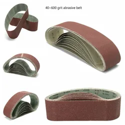 Outil poli à bande Abrasive en oxyde d'aluminium de 40 à 600 grains, adapté aux machines, au cuir, au bois, aux matériaux de construction, au Textile 