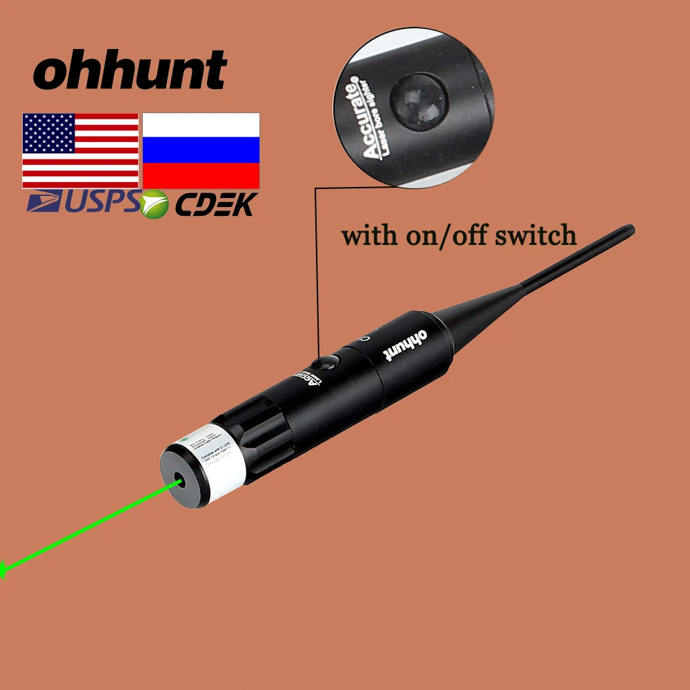 Ohhunt красный зеленый лазер диаметр прицел наборы для. 22 до. 50 Калибр точка Boresighter