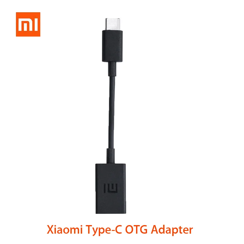 Black xiaomi type c OTG кабель адаптер USB конвертер для xiaomi mi A3 cc9 Черная Акула pocophone redmi note 8 7 k20 pro realme - Цвет: Black