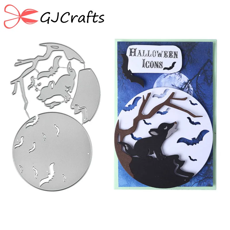 GJCrafts штампы-собачки для вырезания металла для изготовления открыток Скрапбукинг тиснение вырезание трафарет ремесло штампы новые штампы