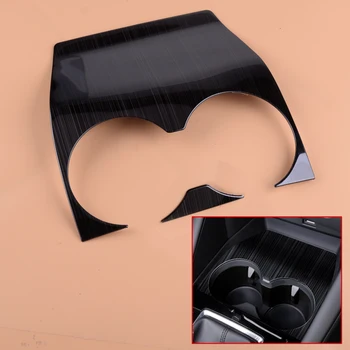 

CITALL Titanium Front Water Cup Holder Panel Cover Frame Moulding Trim Decorative Sticker Garnish fit for Mazda 3 2019 2020