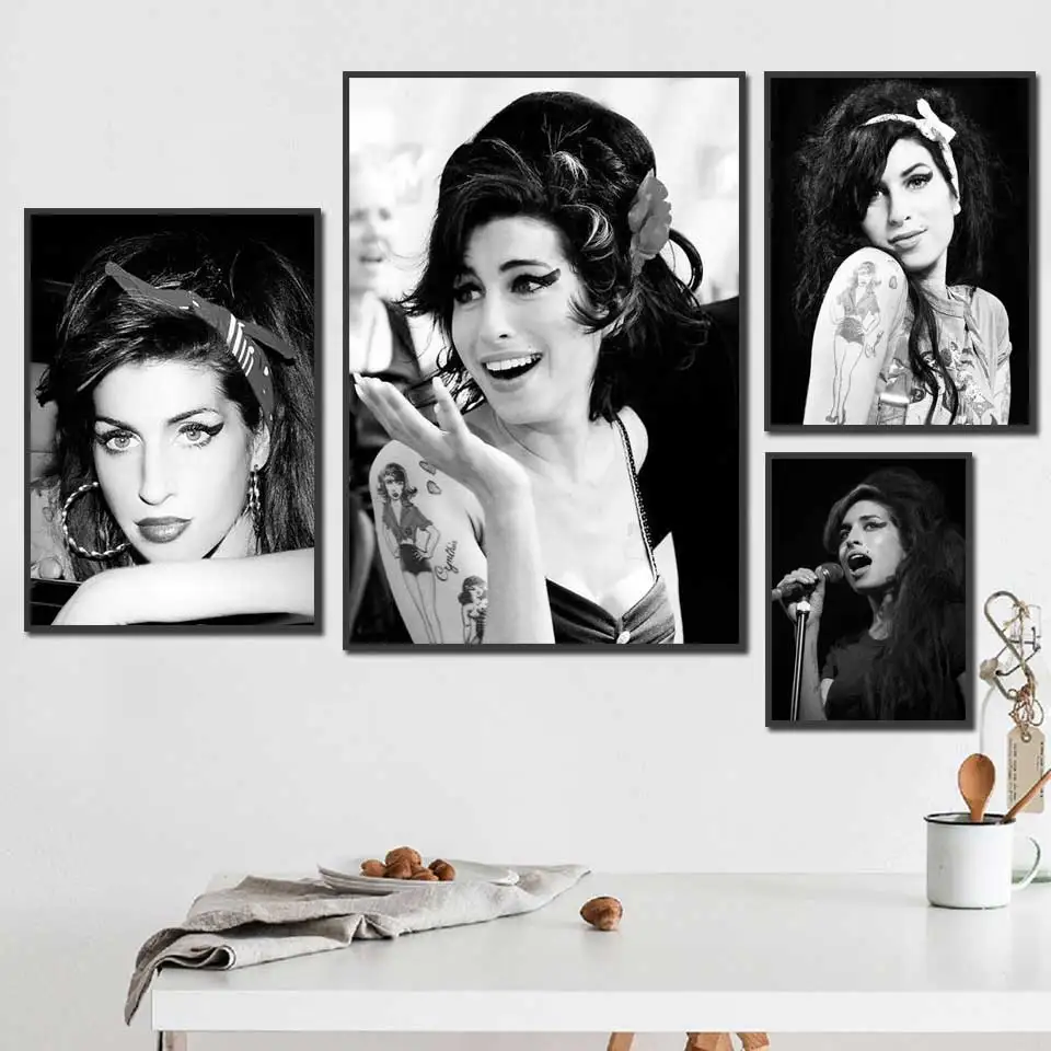 Полноразмерный Алмазный постер Amy Winehouse музыка певец Звезда Стразы 5D сделай сам