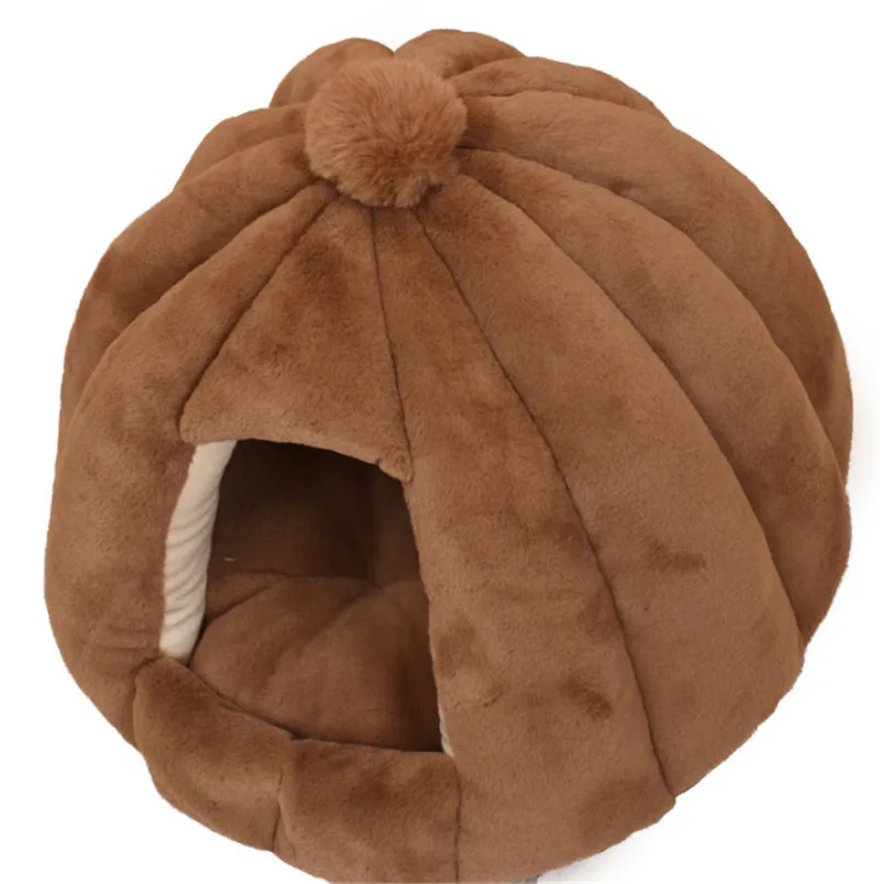 

Pet Cat Dog Bed house Tent Igloo Plush Cat Bed(M68)