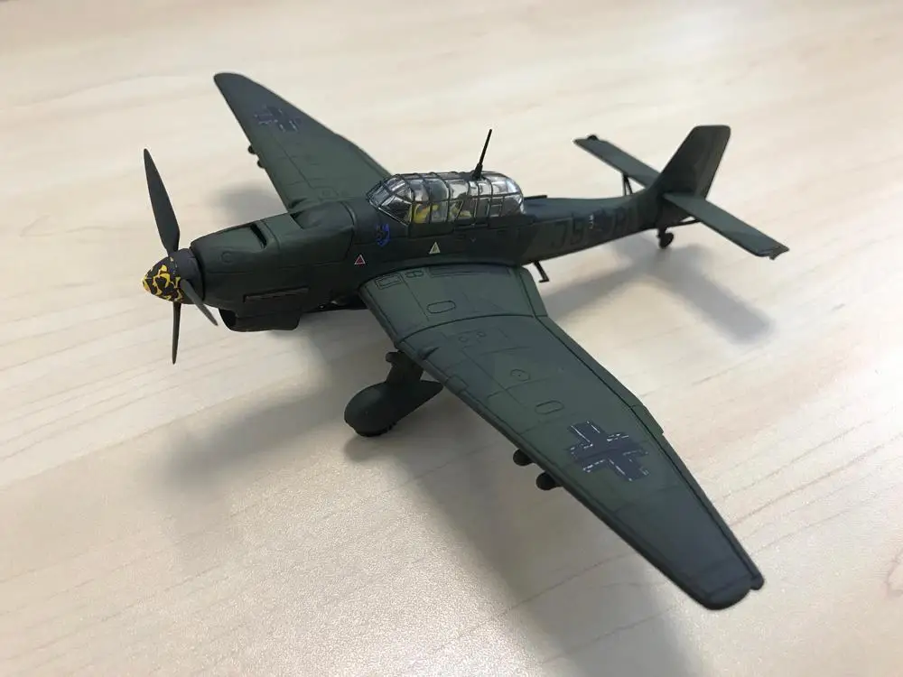 Корги Junkers Ju87B-2 STUKA J9+ BL Luftwaffe 9/StG 1 St Pol Франция ноября 1940 Ограниченная серия 1/72 литье под давлением модель самолета
