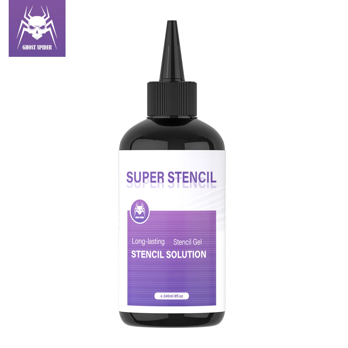 GHOST SPIDER Tattoo Transfer Gel 240 ML Stencil Cream for Artist Safe Transferring Ink Body Art Tools | Красота и здоровье