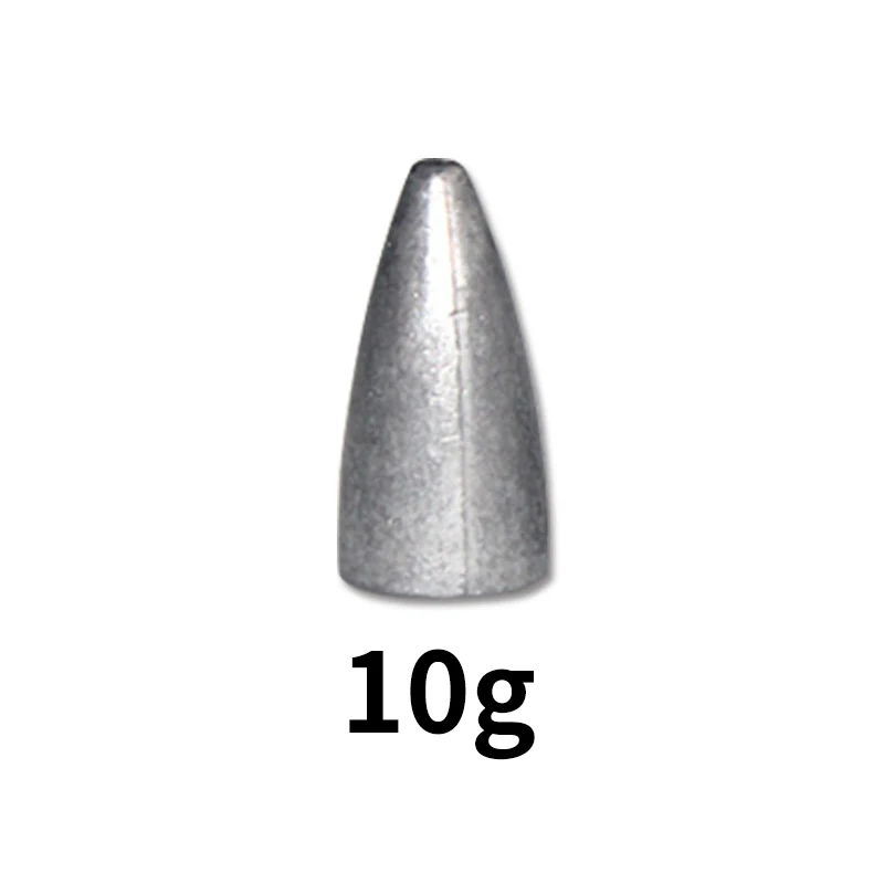 10g 10 шт./лот Gorgons Рыболовные снасти Тонущий свинец грузило пуля кулон рыболовные инструменты, аксессуары 3,5 г 5 г 7 г 10 г 14 г 20 г - Цвет: 10g