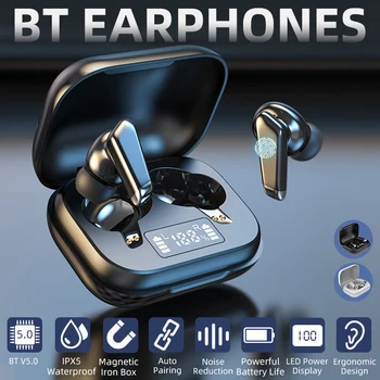 

TWS 9D Sound Wireless Bluetooth 5.0 Earphones Mini Touch Control Waterproof Sports Headphones Earbuds With Charging Case