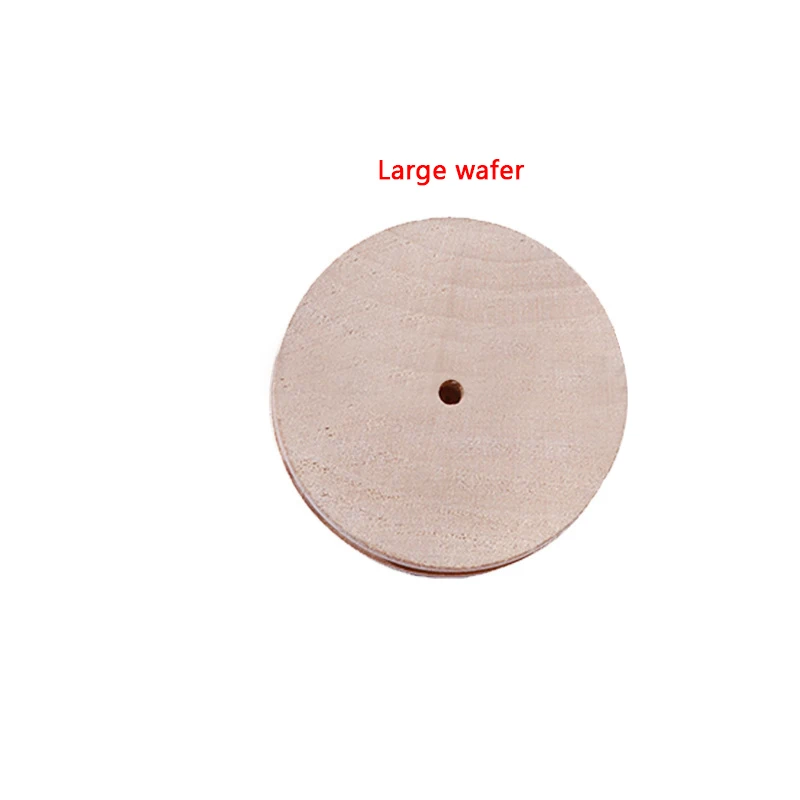 Leather Craft Tools Multi-Size Wood Slicker Leather Solid Wood Round Burnishing Edge for Polished Edge Leather Craft Working Tool