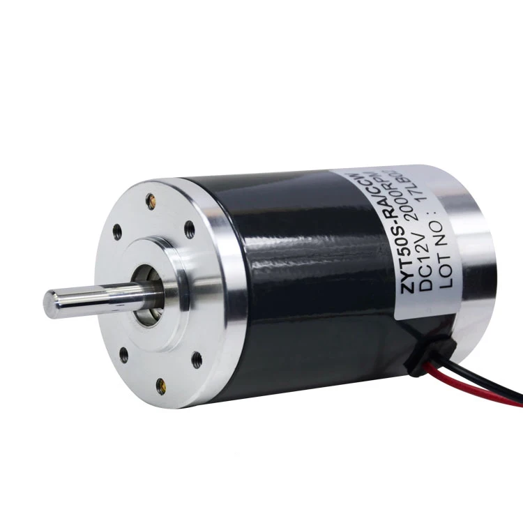 DC12-24V, double bearing, forward and reverse, low noise, permanent magnet DC motor, 2000-4000 rpm