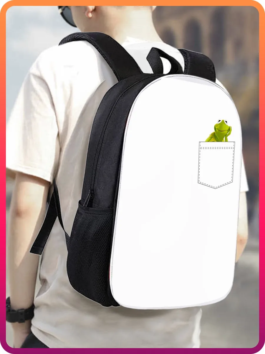 Рюкзак Разное Карман (кермит лягушка в кармане) - 21891 | Багаж и сумки