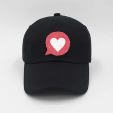 Новые бейсбольные кепки с сердечками, хип-хоп, Bone Snapback, головные уборы для мужчин и женщин, регулируемые кепки унисекс