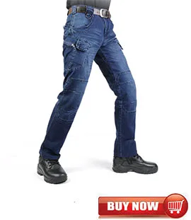 Mcikkny Ретро Для мужчин; рабочие джинсы брюки промывают Multi-карманы Slim Fit прямые джинсовые брюки Брендовая дизайнерская обувь мужские Джинсы