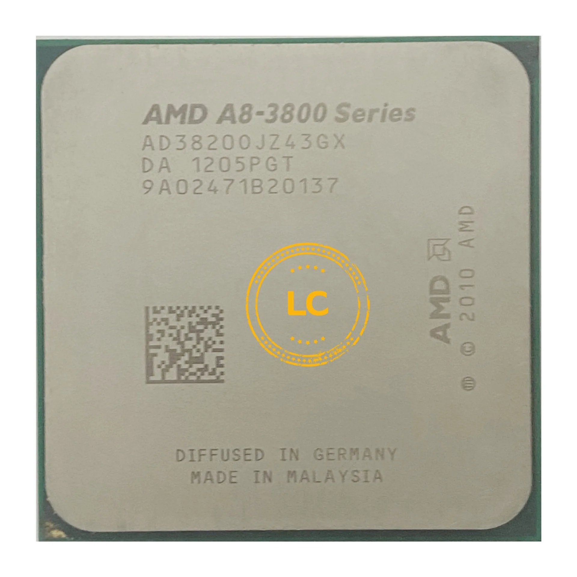 AMD A8-Series A8-3820 2 8 A8 3820 ГГц четырехъядерный процессор Количество ядер процессора