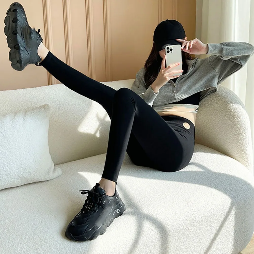 Women's Winter Leggings with Fleece Large Size Velvet Slimming Leggings  Cotton Cashmere Thermal Tights Warm Leggings for Women