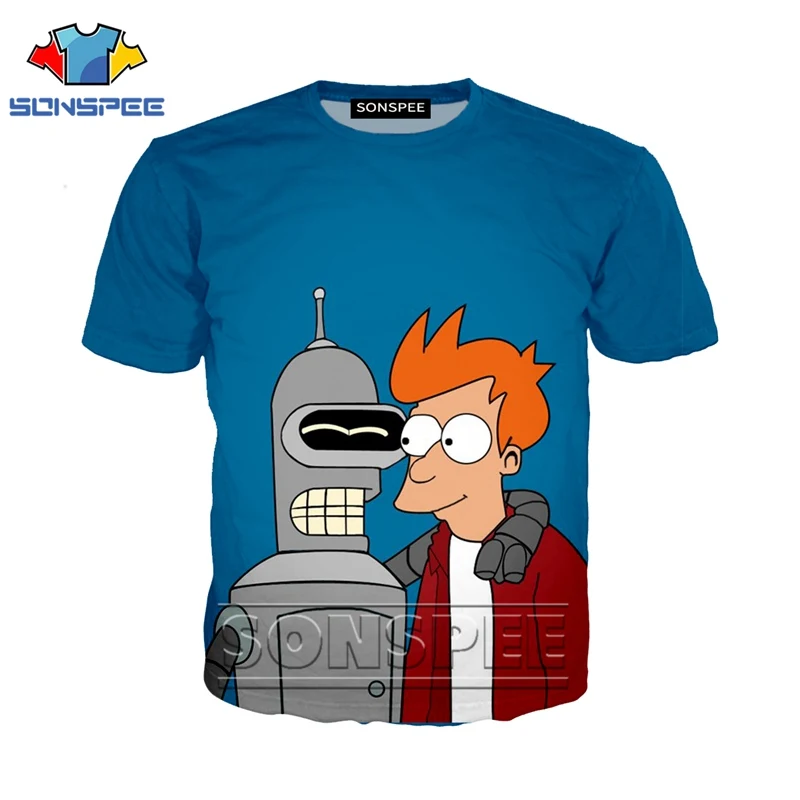 Аниме 3d принт футболка для мужчин и женщин логотип Futurama мультфильм модная футболка детская футболка хараюку Забавные Рубашки homme футболка DX002