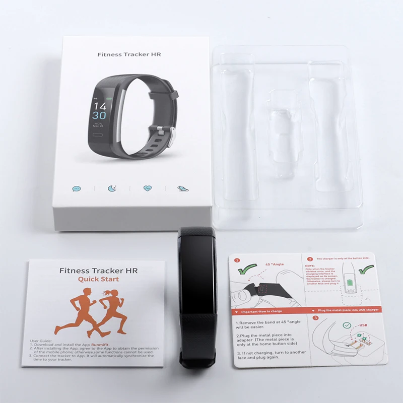 2022 Brand New Smart Watch Sports Watch Health Smart Wristband Heart Rate Fitness Pedometer Bracelet Waterproof Men's Bracelet